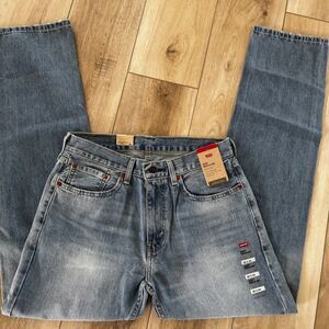 Levi’s 505 Light Wash Jeans 32x34 Straight Leg NWT Classic Denim 32x33 Fit